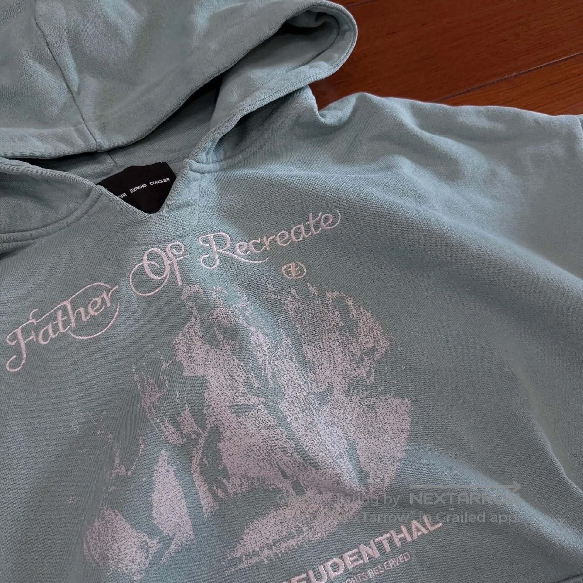 Other Mint Green Boxy Hoodie Sweater. Size US L / EU 52-54 / 3 - 3 Thumbnail