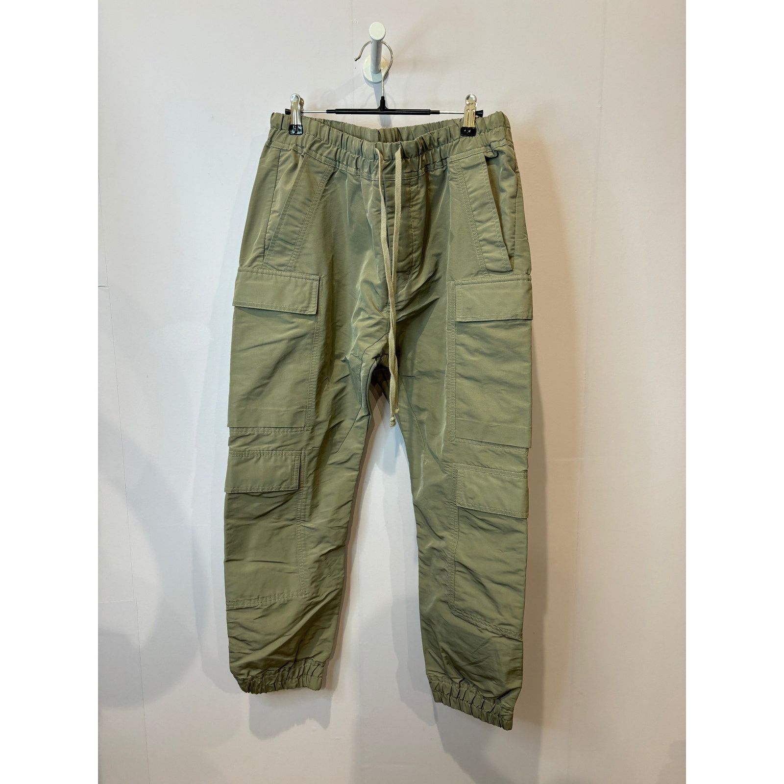 Rick Owens Rick Owens Nylon Pants Tan Used 52 (XL) Size US 36 / EU 52 - 1 Thumbnail