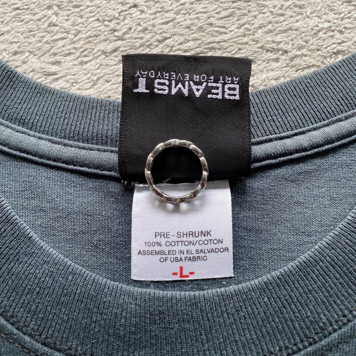 Beams Plus × Japanese Brand Beams Art "Game is life. Life is not game" Sun Faded Tee Size US L / EU 52-54 / 3 - 8 Thumbnail
