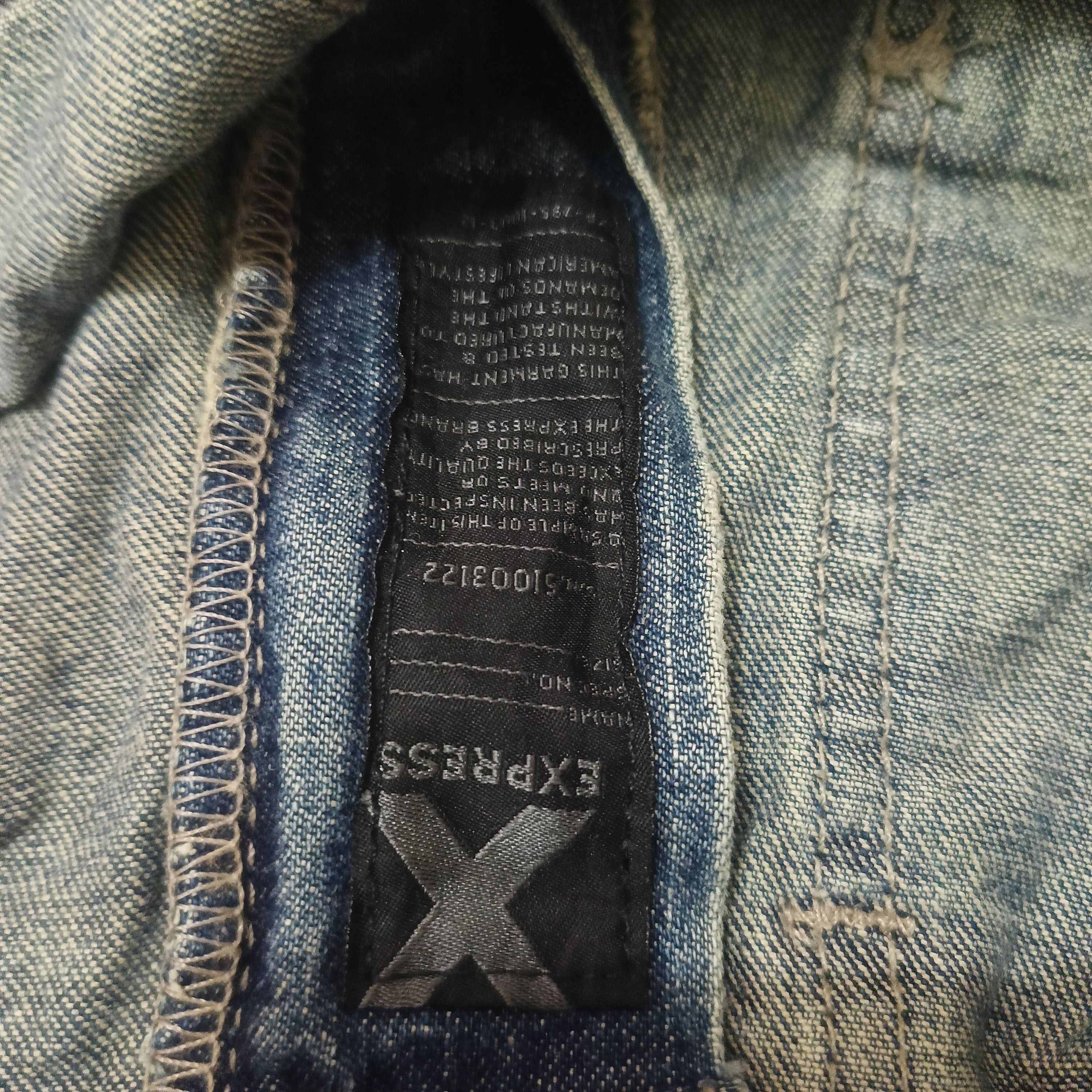 If Six Was Nine Express bush jeans distressed denim Size US 30 / EU 46 - 10 Thumbnail