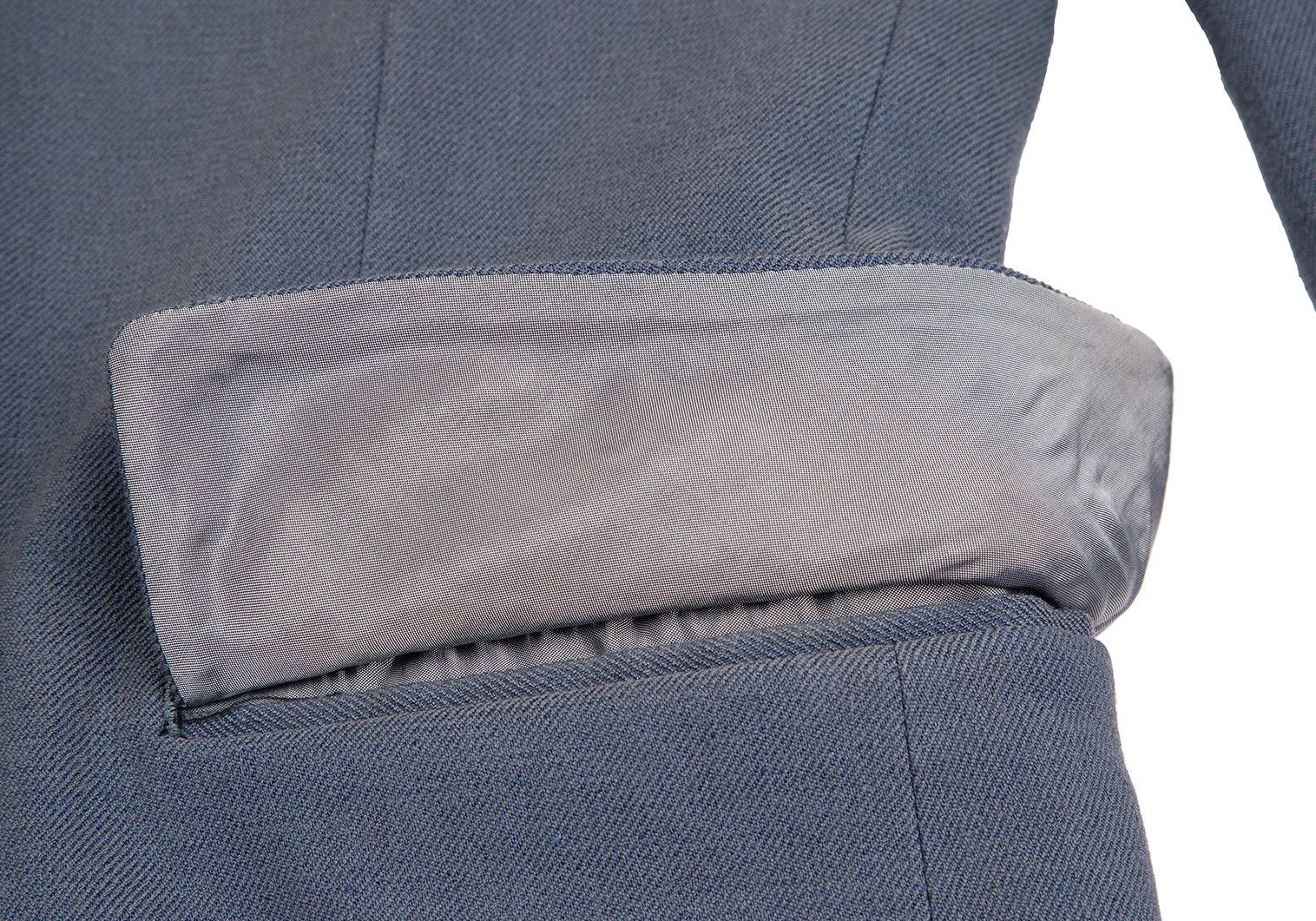 Comme des Garcons Homme Plus Cotton Linen Tailored Jacket in Blue Grey Size S Size US S / EU 44-46 / 1 - 10 Thumbnail
