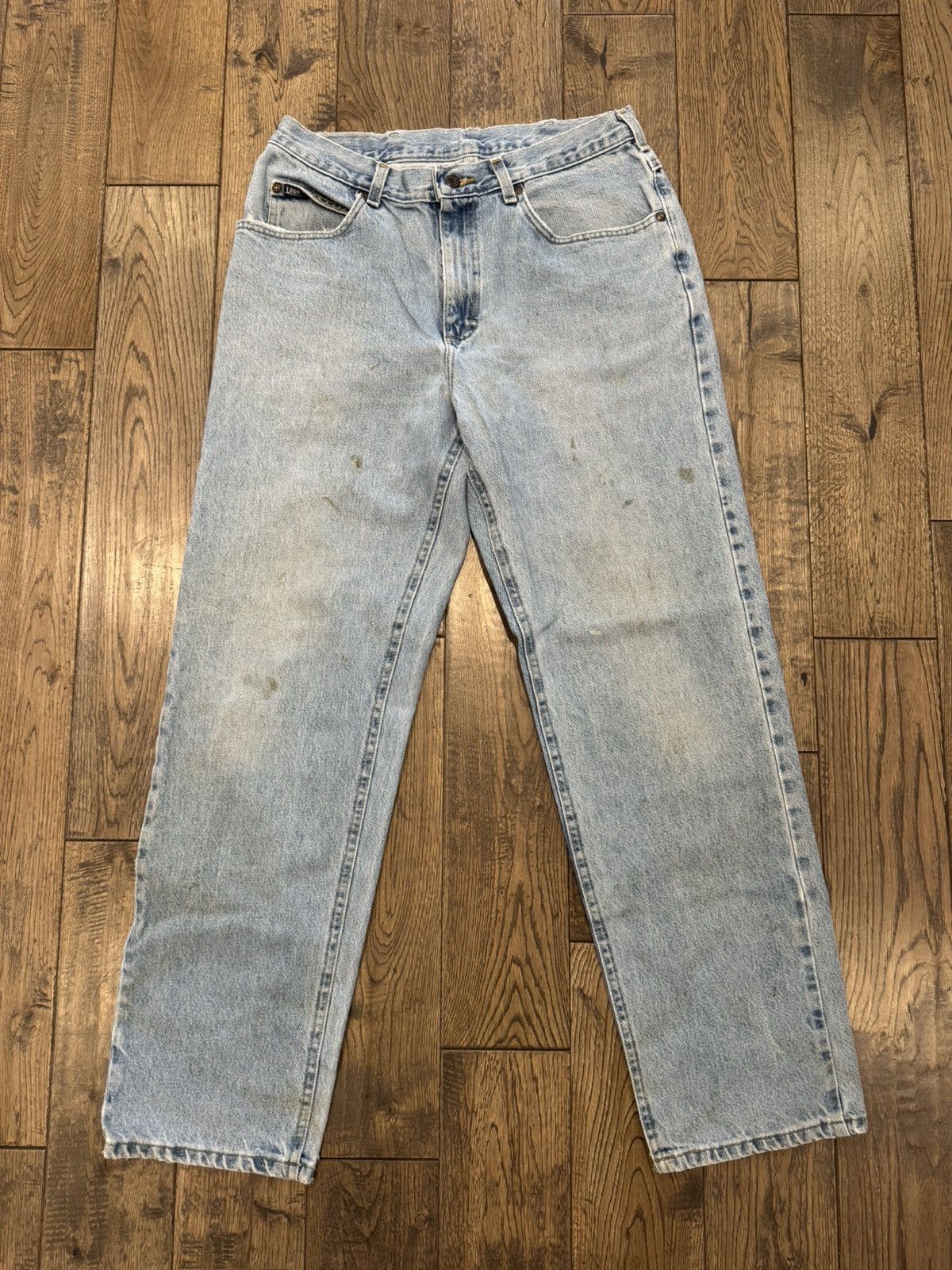 Lee Vintage 90s Lee High-Waisted Tapered "Mom" Jeans Size 32" / US 10 / IT 46 - 1 Thumbnail