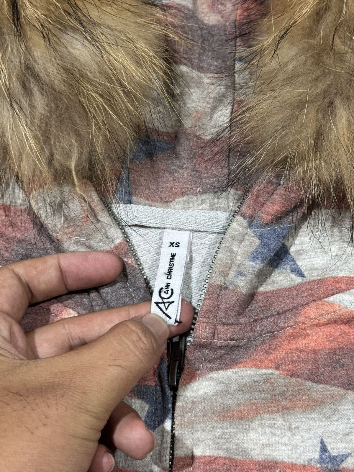 Le Grande Bleu (L.G.B.) Fur Hoodie American Ann Christine Japanese styled Size US S / EU 44-46 / 1 - 6 Thumbnail