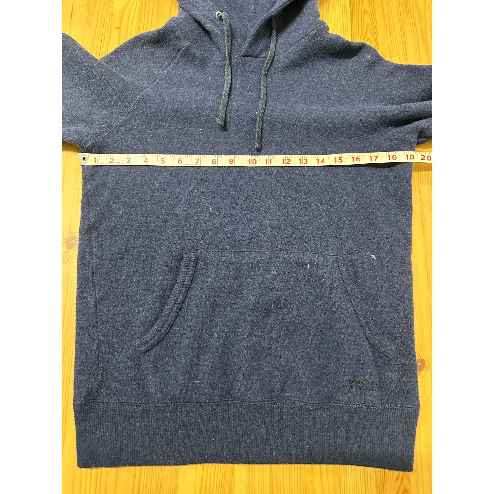 Saturdays NYC Saturdays New York City Mens Wool Cotton Blend Hoodie XS Size US XS / EU 42 / 0 - 4 Thumbnail