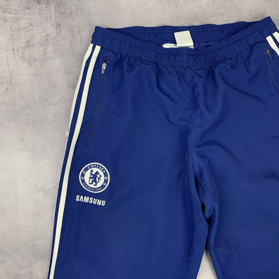 Adidas Rare! Adidas Chelsea Soccer Nylon Track Pants Size US 32 / EU 48 - 5 Thumbnail
