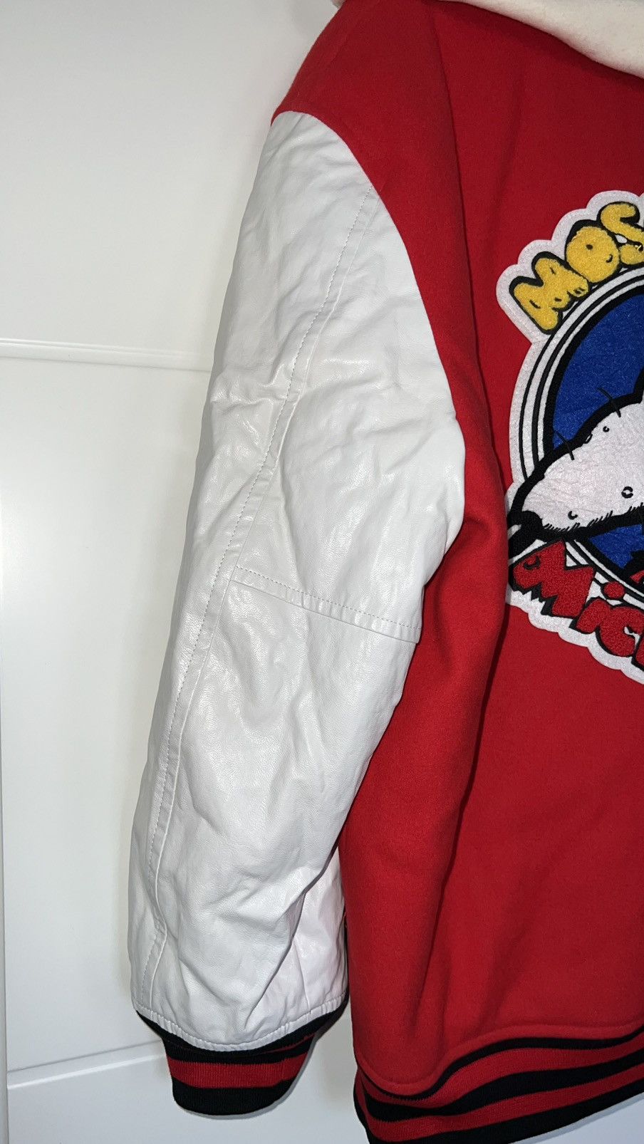 Moschino Moschino Mickey Rat Bomber Jacket Red White Size M Size M / US 6-8 / IT 42-44 - 15 Thumbnail