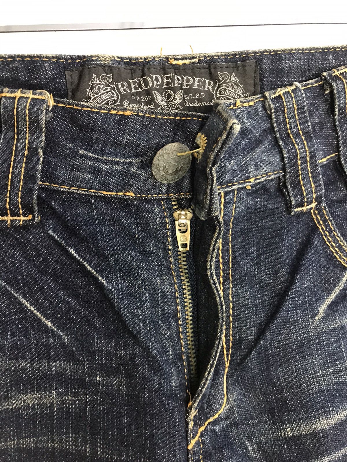 Japanese Brand × Vintage Vintage RedPepper Denim Jeans Zipper Style Size US 31 - 11 Thumbnail