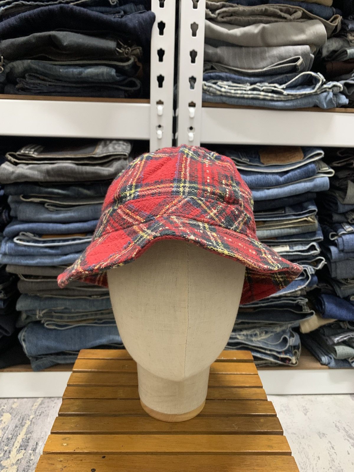 Japanese Brand Japanese Brand Vintage Scottish Tartan Bucket Hat Size ONE SIZE - 2 Thumbnail