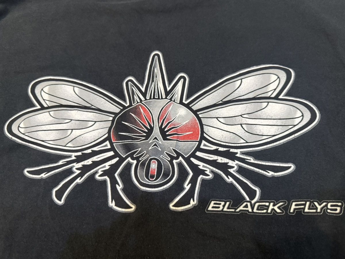Vintage Vintage 90s Black Flys Skateboard T Shirt Size US XL / EU 56 / 4 - 3 Thumbnail