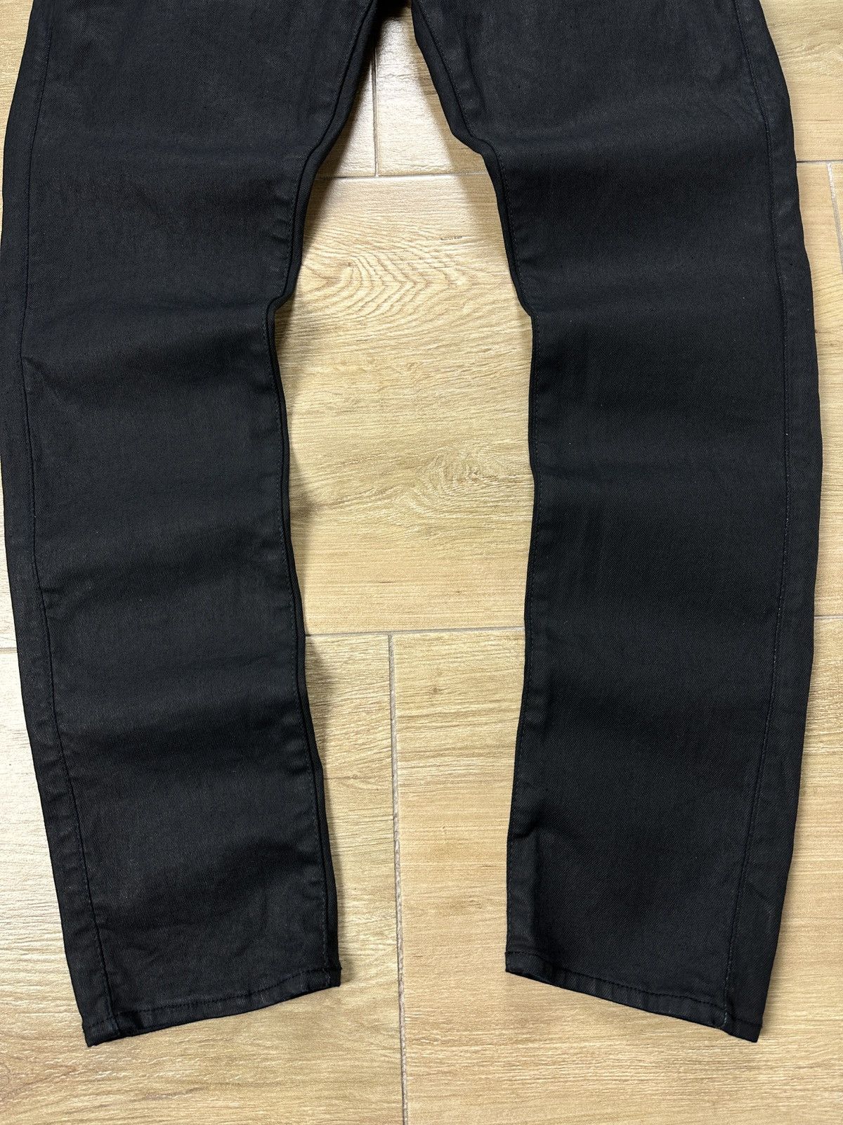 G-Star NEW🏷️ G-Star Raw Revend Super Slim Waxed Denim Jeans Size US 33 - 3 Thumbnail