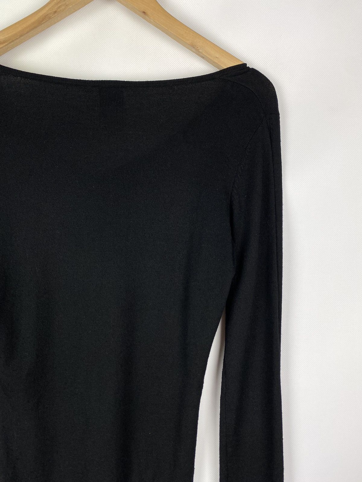 Versace Jeans Couture × Vintage Versace Jeans Couture vintage ladies v-neck sweater pullover Size M / US 6-8 / IT 42-44 - 18 Thumbnail