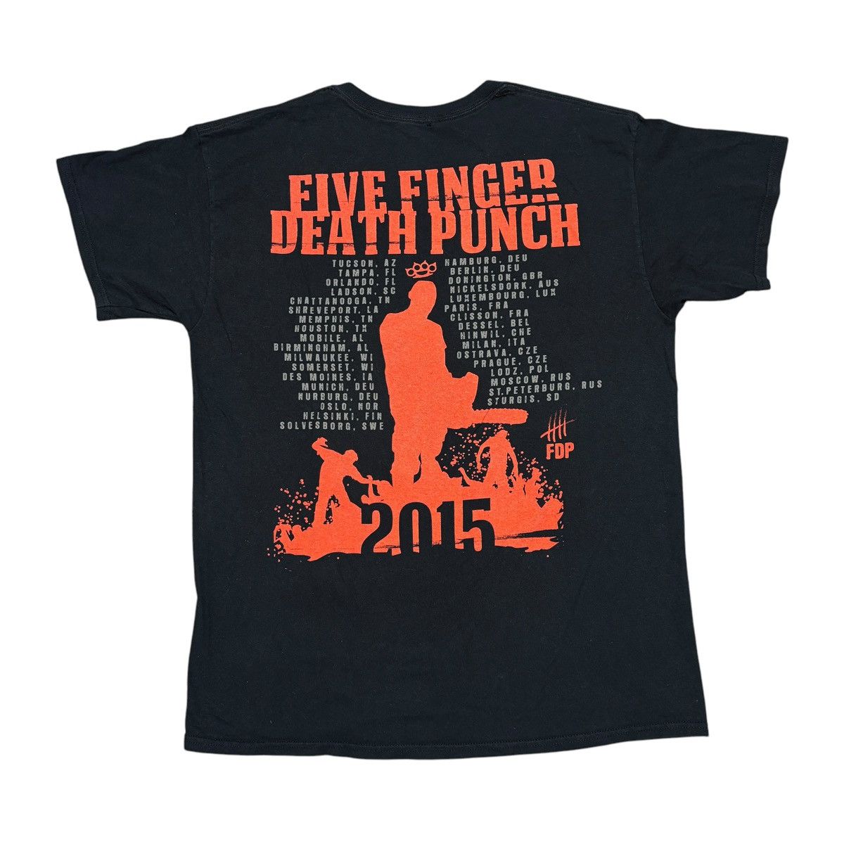 Band Tees × Vintage Five Finger Death Punch Shirt Vintage Band Tees Size US L / EU 52-54 / 3 - 2 Thumbnail