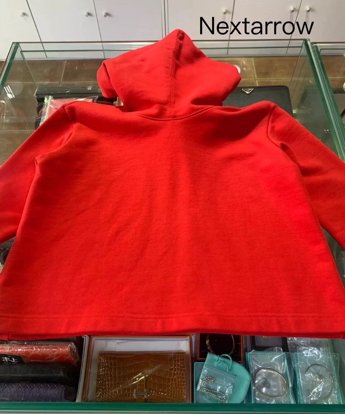 Balenciaga Balenciaga red hooded short hoodie Size US XS / EU 42 / 0 - 2 Thumbnail