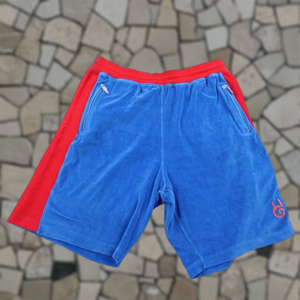 Fubu VINTAGE Harlem Globetrotters Shorts Mens 3XL Blue Red FUBU Velour Y2K Basketball Size US 39 - 1 Thumbnail