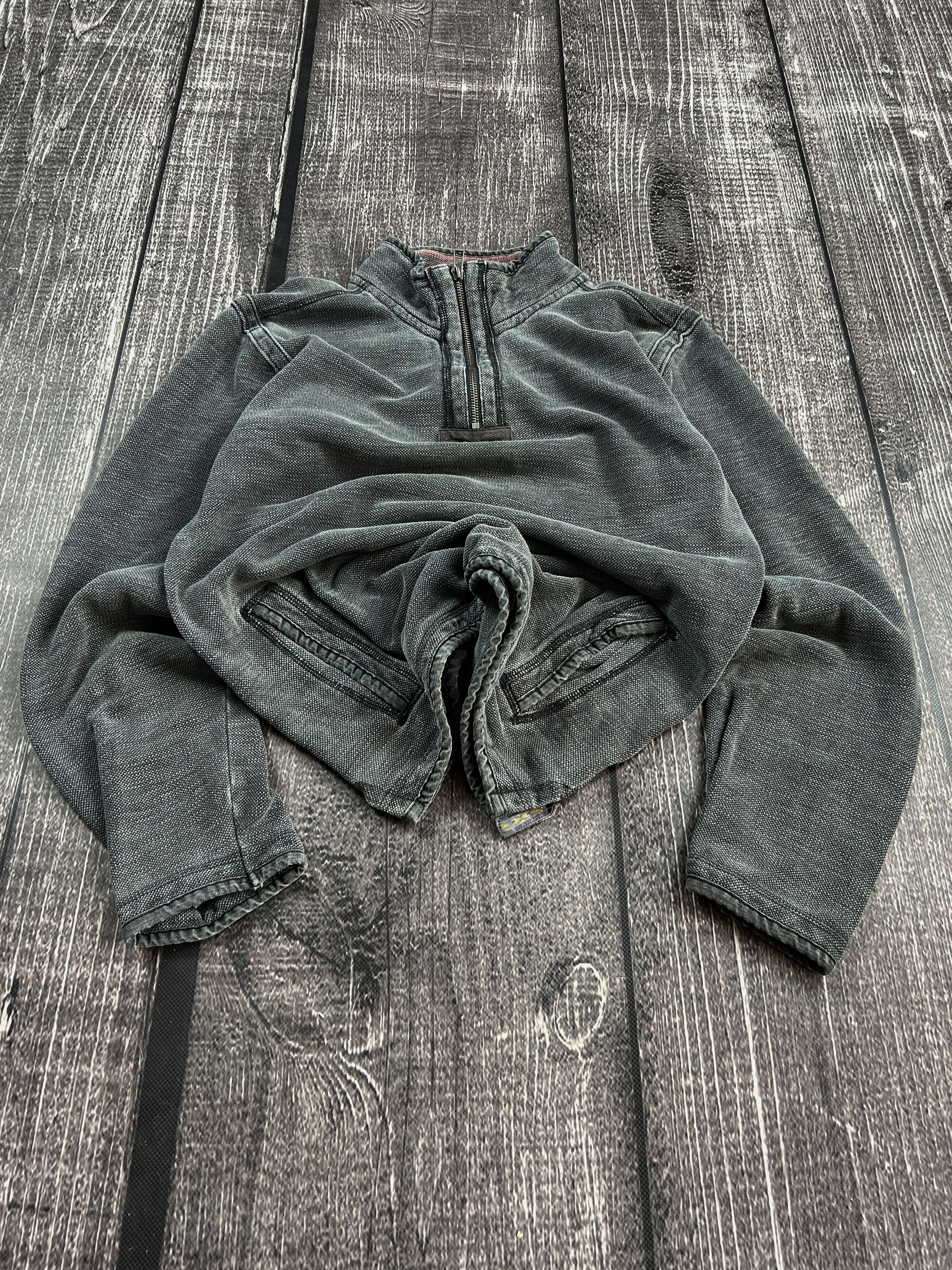 Vintage VTG JAPANESE KAPITAL STYLE WASHED HOODIE ZIP SWEATER 90S Size US M / EU 48-50 / 2 - 1 Thumbnail