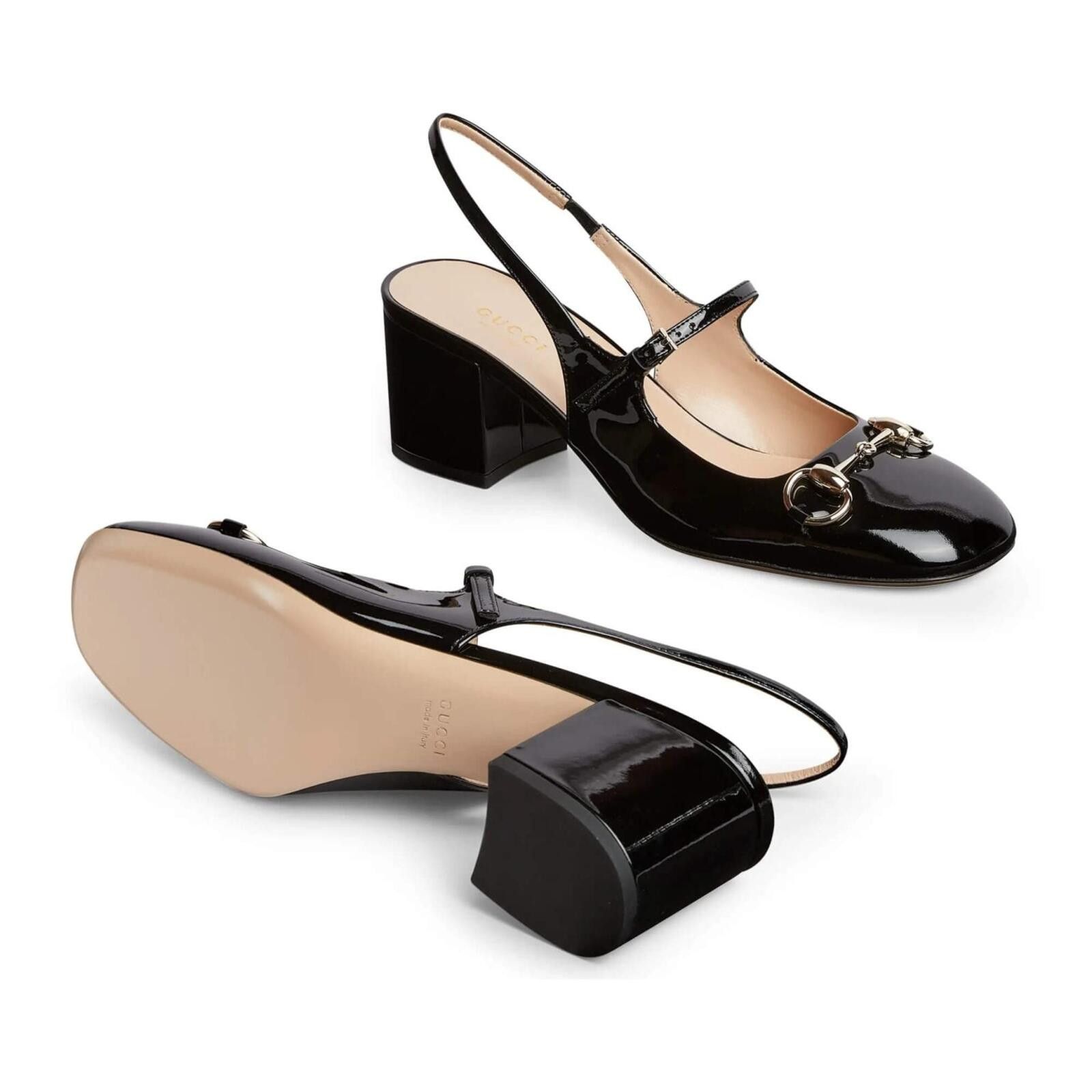 Gucci Gucci Horsebit Patent Leather Pumps Size US 7.5 / IT 37.5 - 3 Thumbnail
