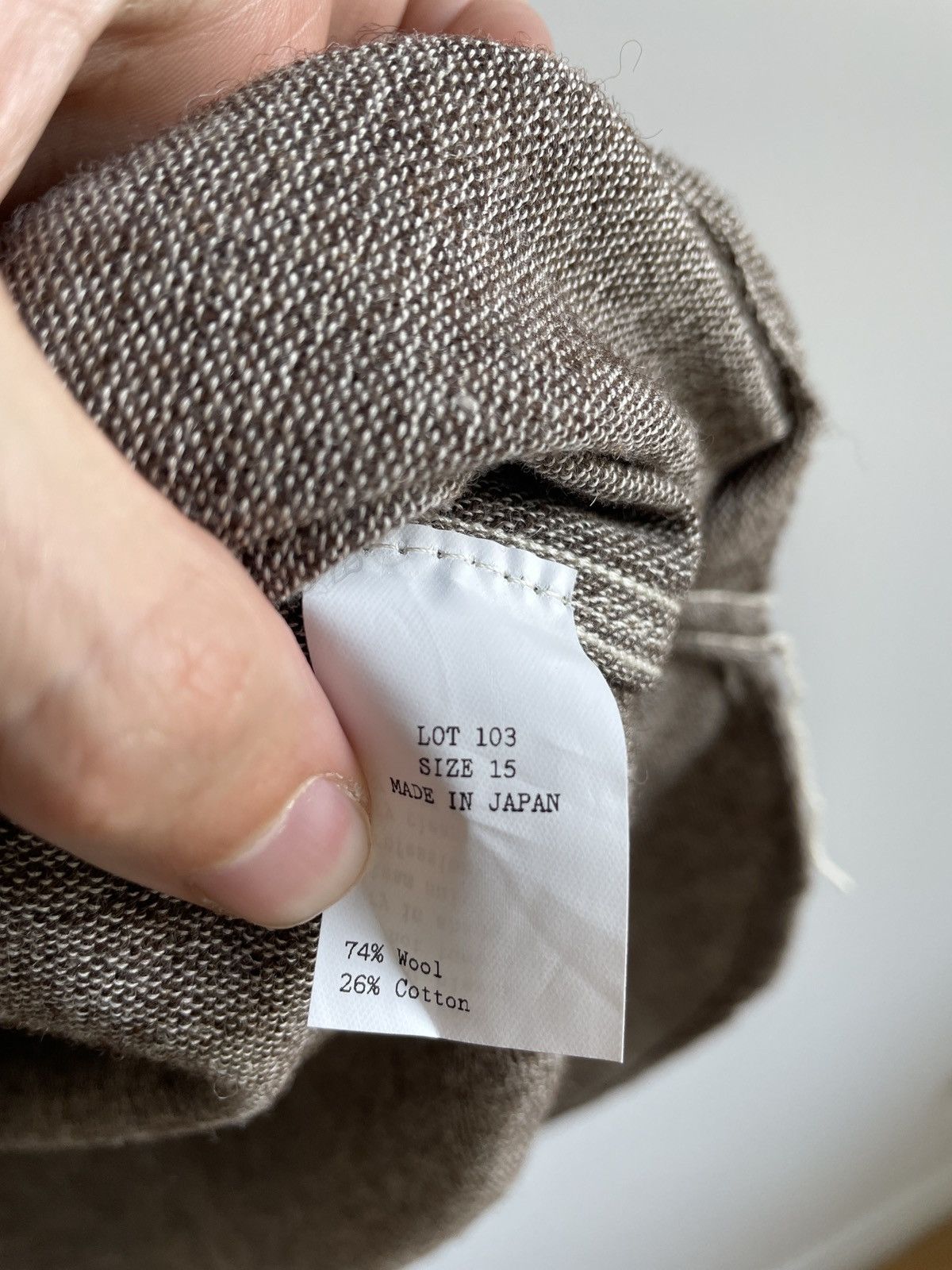 Taiga Takahashi NWT Wool-Blend Lot 103 Shirt | Grailed