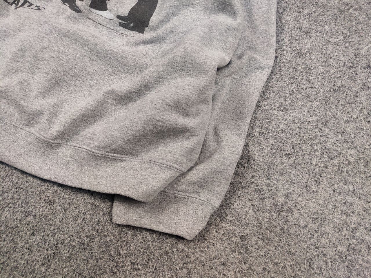 Band Tees Vintage The Beatles Band Logo Blank Gray Zip Hoodie Size US M / EU 48-50 / 2 - 5 Thumbnail