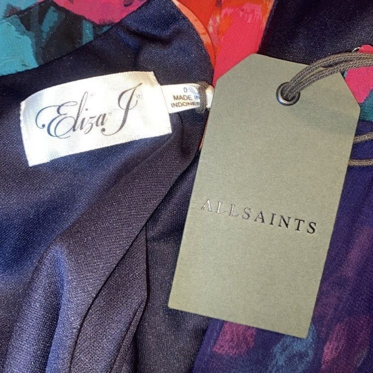 Allsaints ALL SAINTS ELIZA J Women’s Sleeveless Floral Print Dress Size XS / US 0-2 / IT 36-38 - 7 Thumbnail