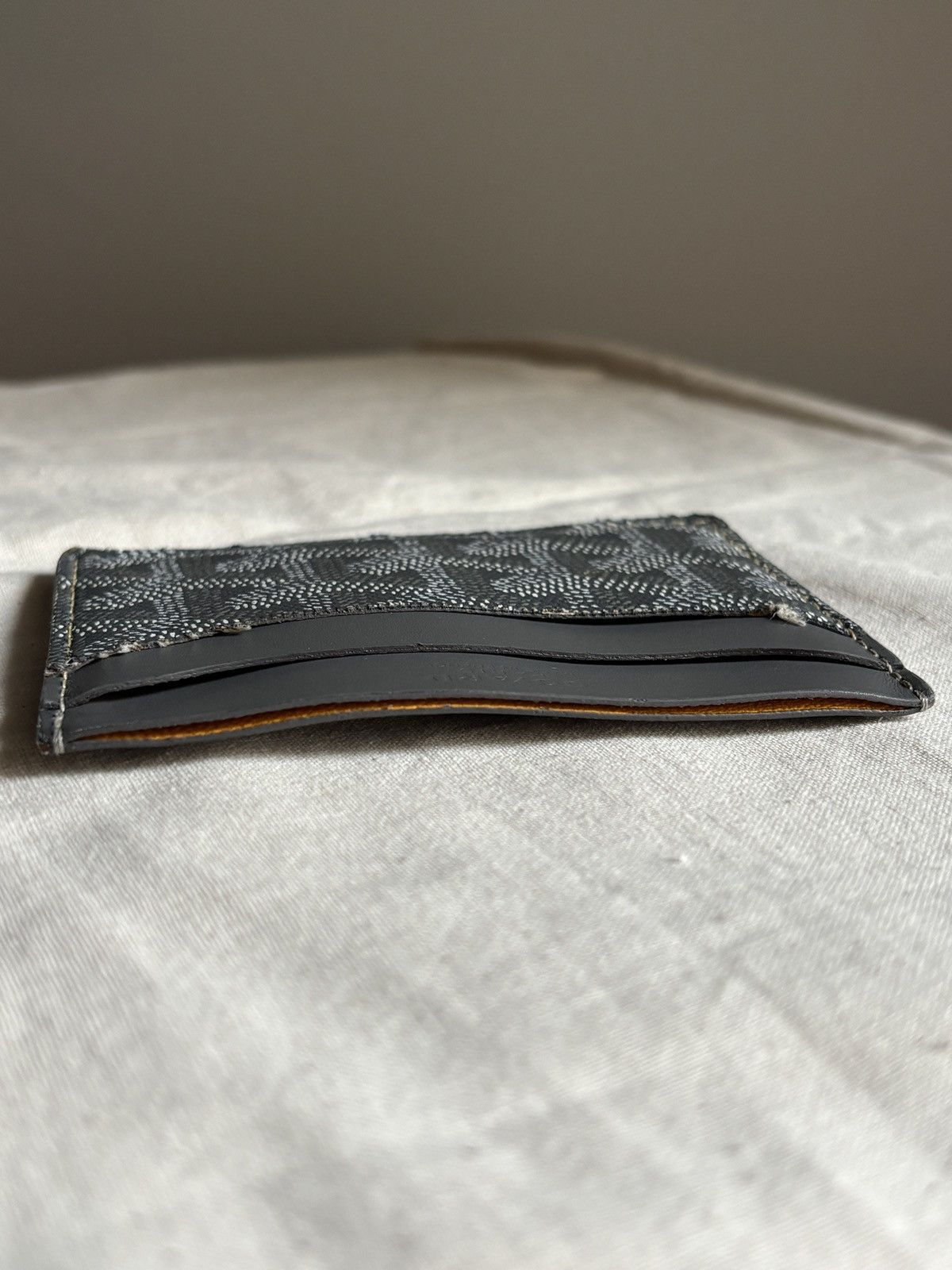 Goyard Goyard Saint-Sulpice Card Wallet *Authenticated* Gray Size ONE SIZE - 3 Thumbnail