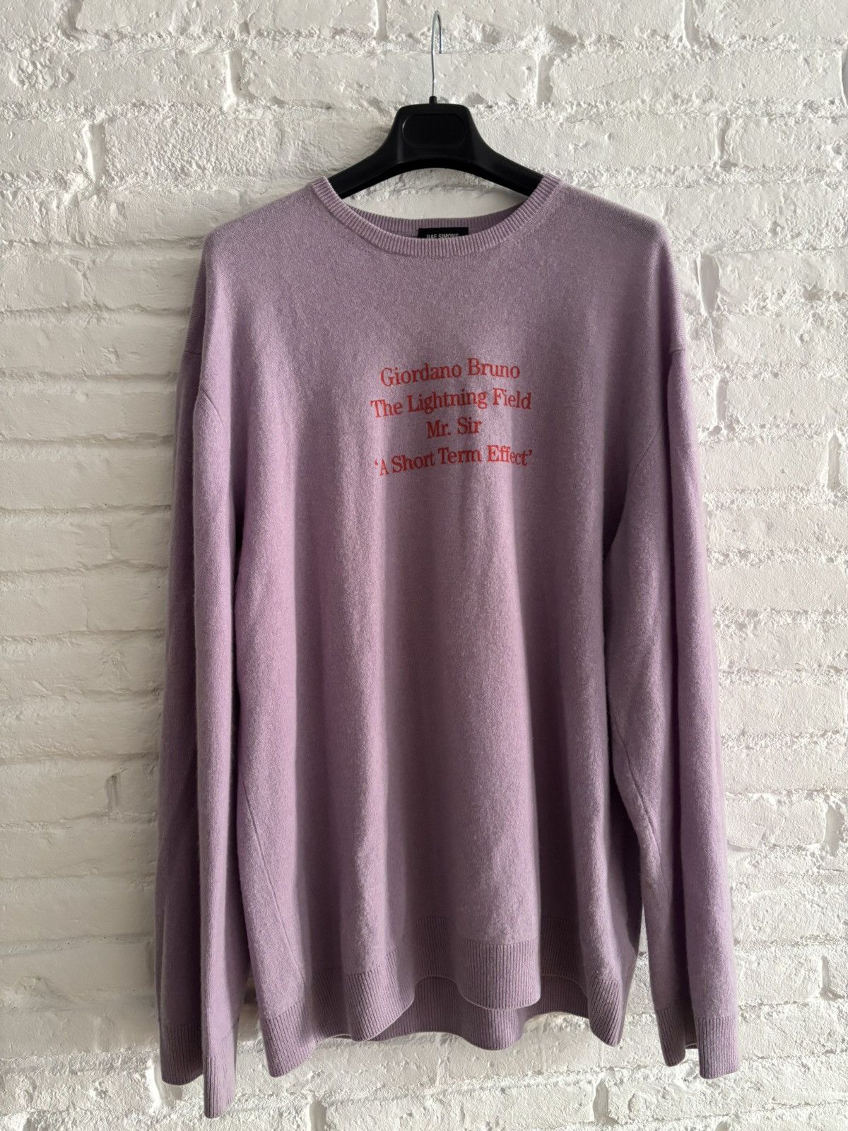 Raf Simons Raf Simons SS20 merino wool print sweater Size US L / EU 52-54 / 3 - 1 Thumbnail
