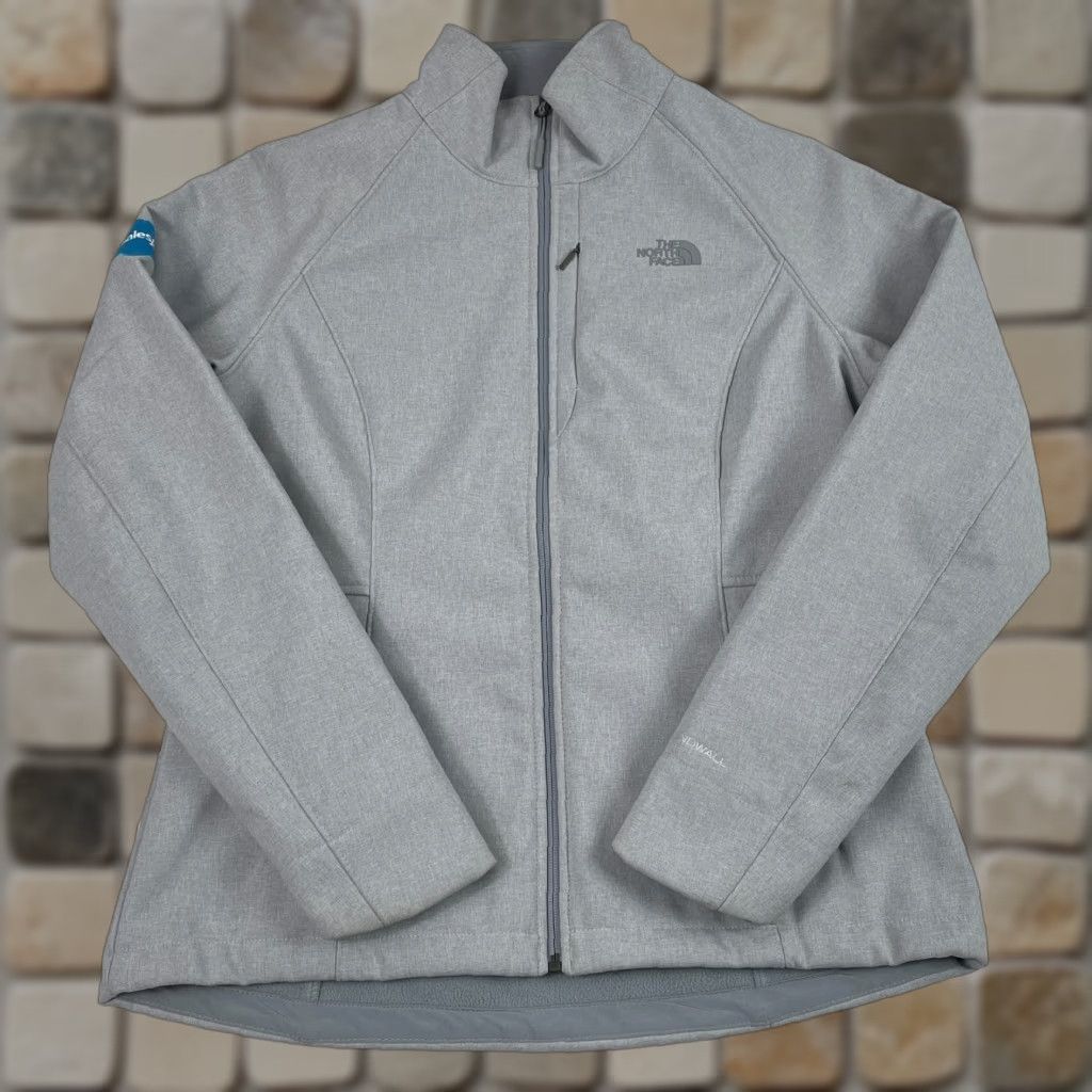 The North Face The North Face Jacket Womens Large Gray Apex Barrier Windwall Lined Hiking Ski Size L / US 10 / IT 46 - 1 Thumbnail