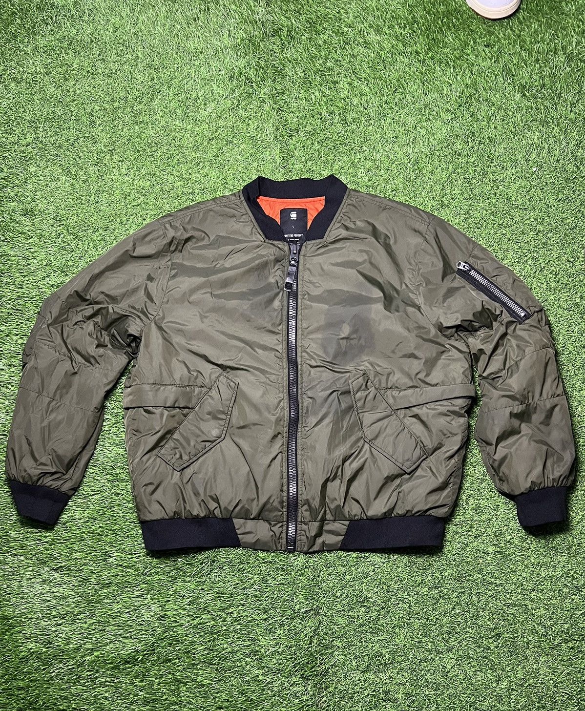 G-Star × Vintage G STAR RAW BOMBER JACKET Size US L / EU 52-54 / 3 - 1 Thumbnail