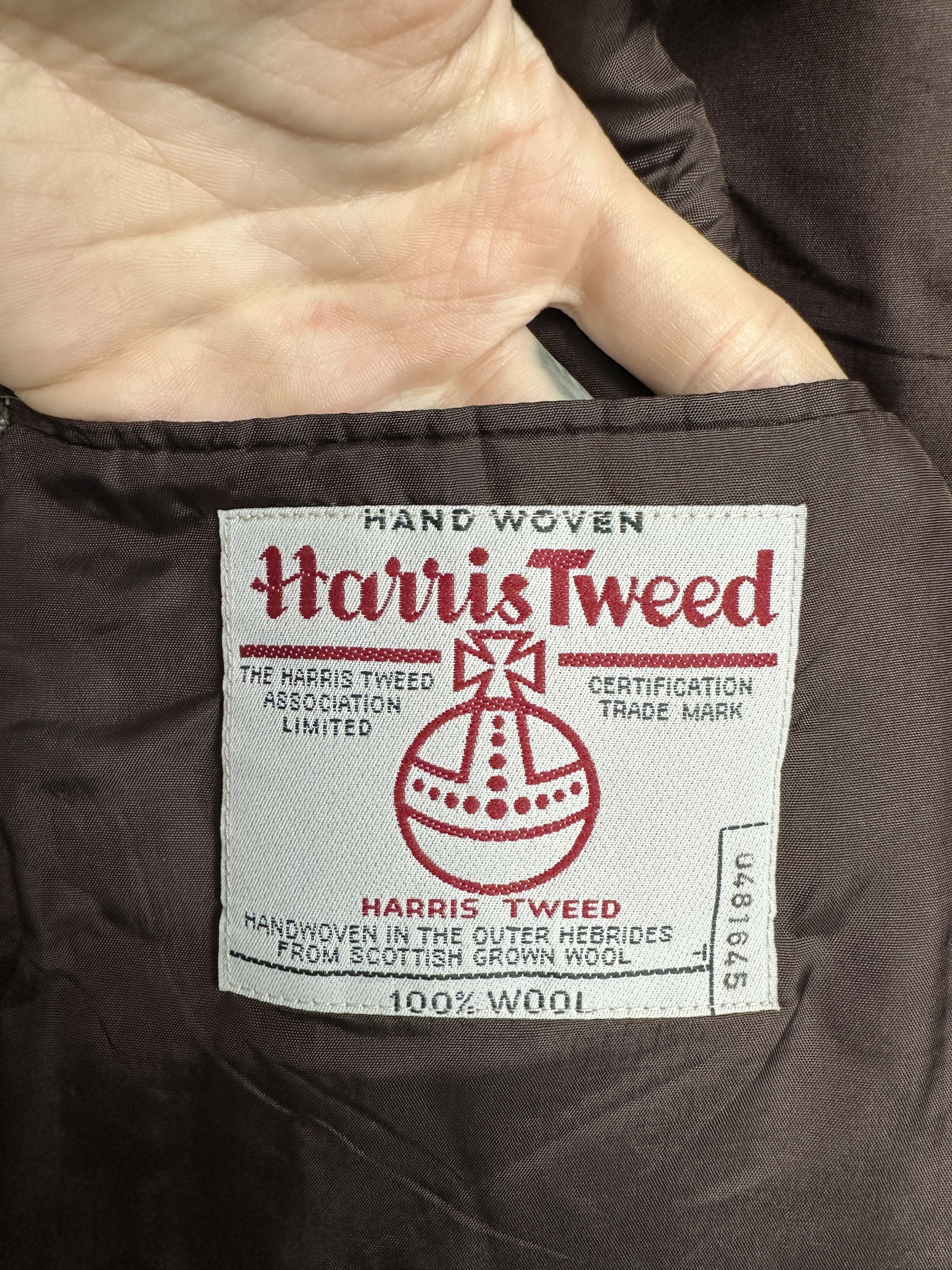 Harris Tweed Harris Tweed St Michael Vintage Mens Wool Blazer Jacket Size 38R - 4 Thumbnail