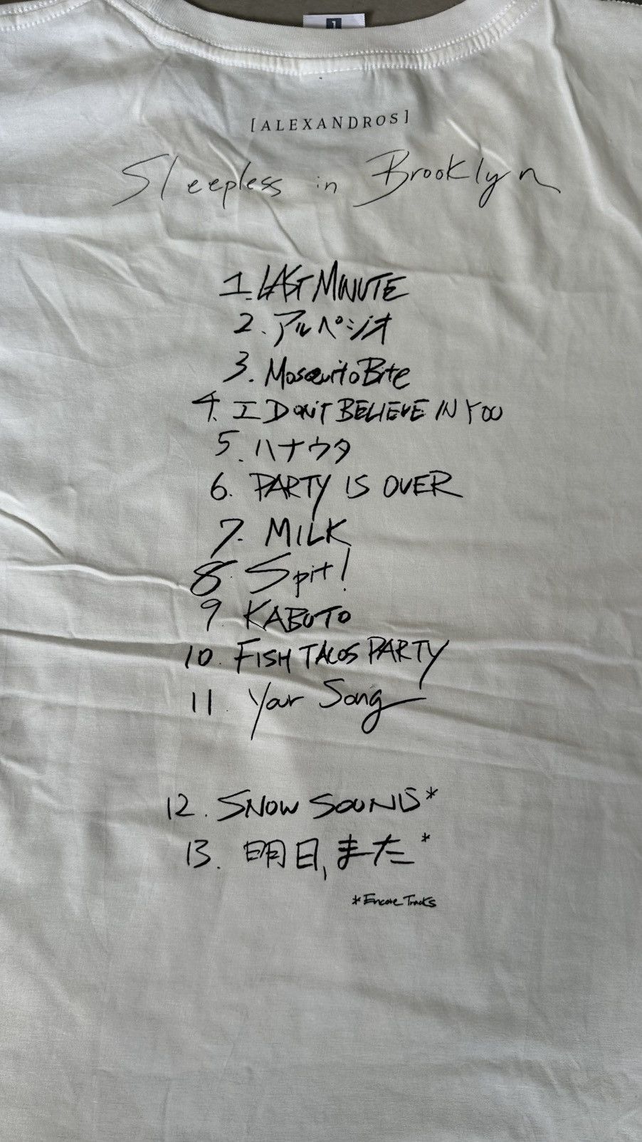 Japanese Brand ALEXANDROS BUNDLE DEALS TEE Size US L / EU 52-54 / 3 - 7 Thumbnail