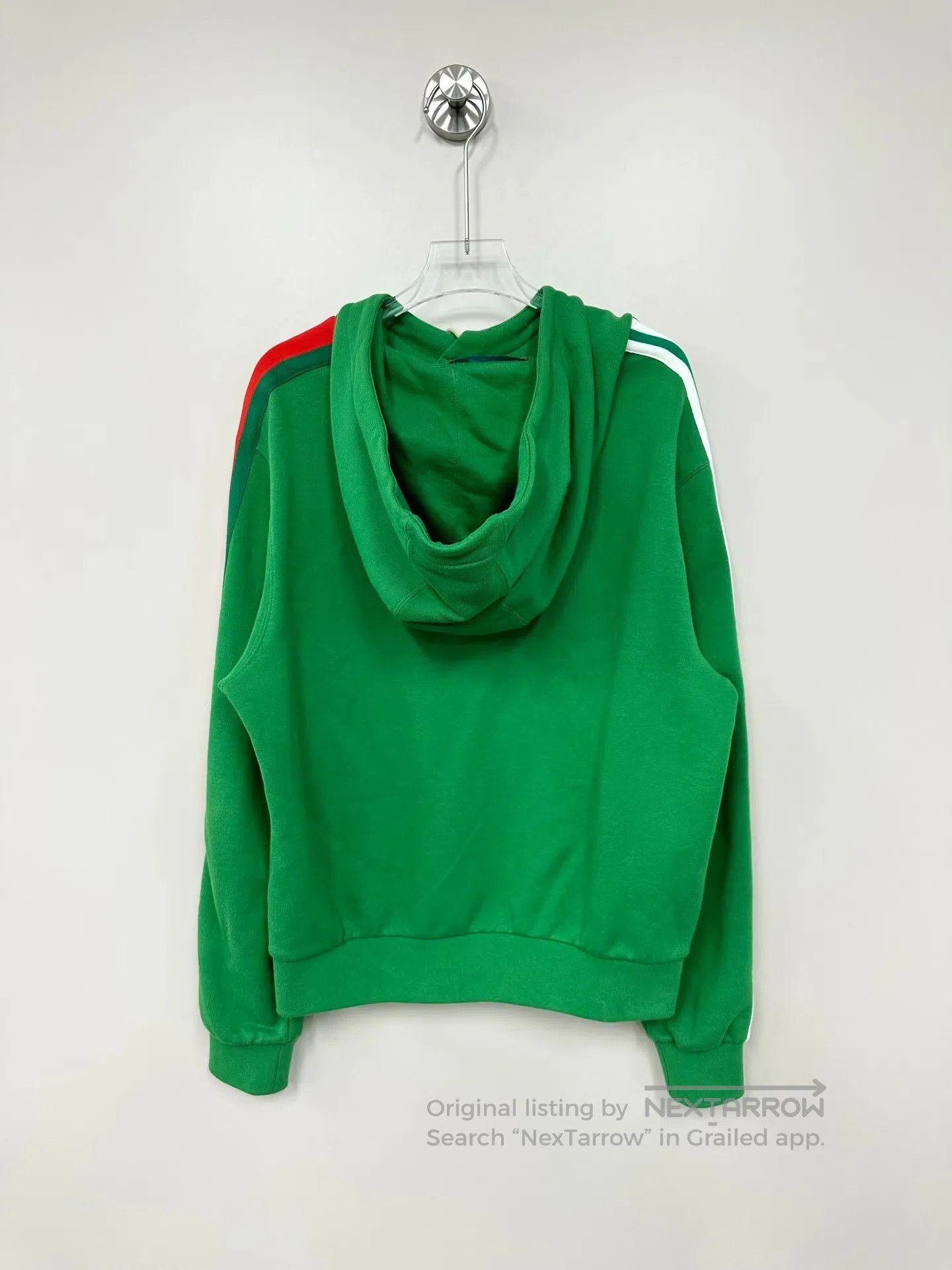 Gucci Guicci Green Printed Logo Hooded Sweatshirt| Size US XS / EU 42 / 0 - 2 Thumbnail