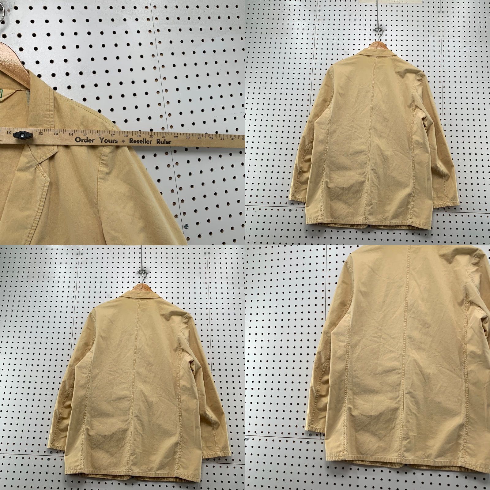 Vintage VINTAGE L.L. Bean Field Jacket Womens 12 Beige Canvas Lightweight Chore Coat 80s Casual 90s? Size XL / US 12-14 / IT 48-50 - 9 Thumbnail