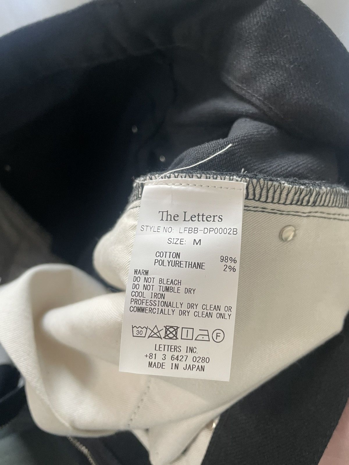The Letters Five Pocket Jeans Size US 30 / EU 46 - 5 Thumbnail