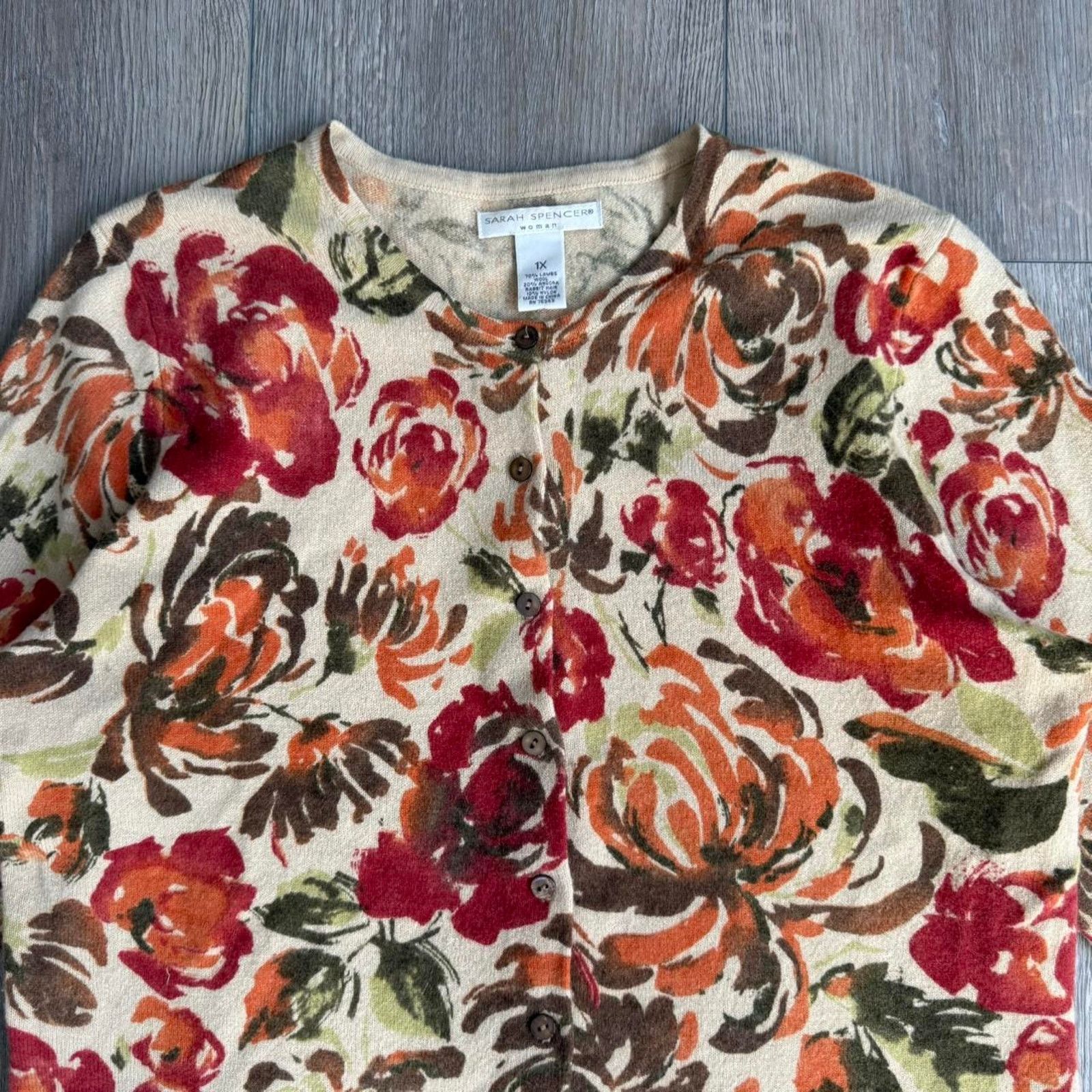 Other Vintage y2k womens sarah spencer flower shirt Size XL / US 12-14 / IT 48-50 - 2 Thumbnail