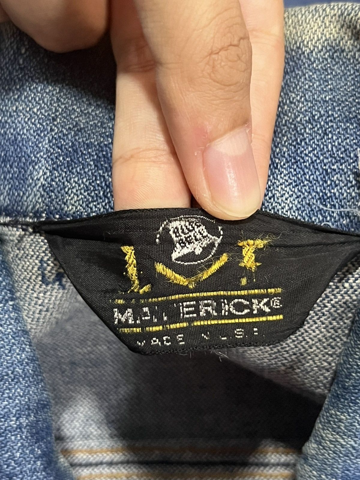 Wrangler Vintage 80s Maverick Blue Bell Denim Jacket Size US M / EU 48-50 / 2 - 13 Thumbnail