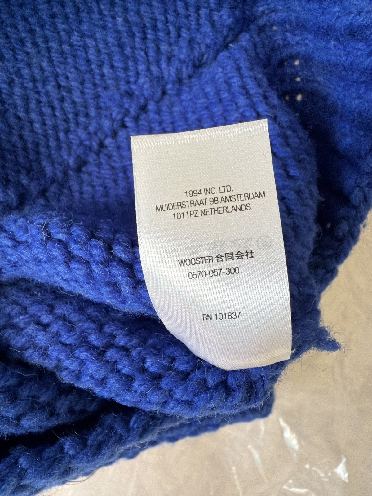 Supreme Supreme Box Logo Cowichan Sweater 'Royal' Size US S / EU 44-46 / 1 - 12 Thumbnail