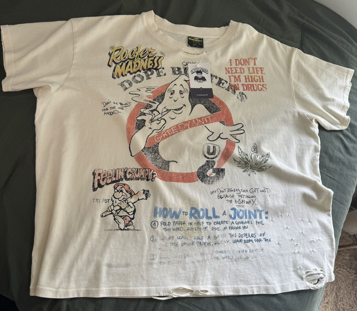 Greedy Unit Greedy Unit Dope Busters Tee | Grailed