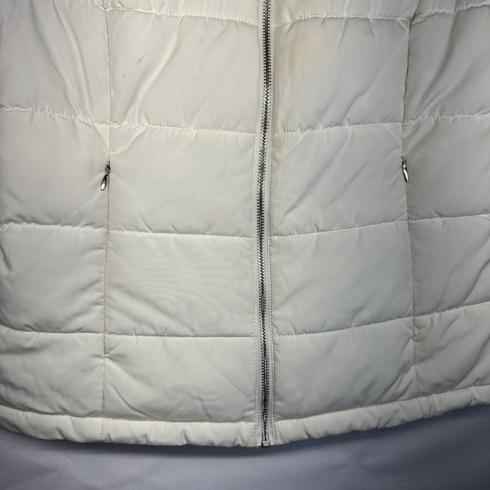 Calvin Klein Calvin Klein Puffer Vest White Quilted Extra Small Size XS / US 0-2 / IT 36-38 - 2 Thumbnail