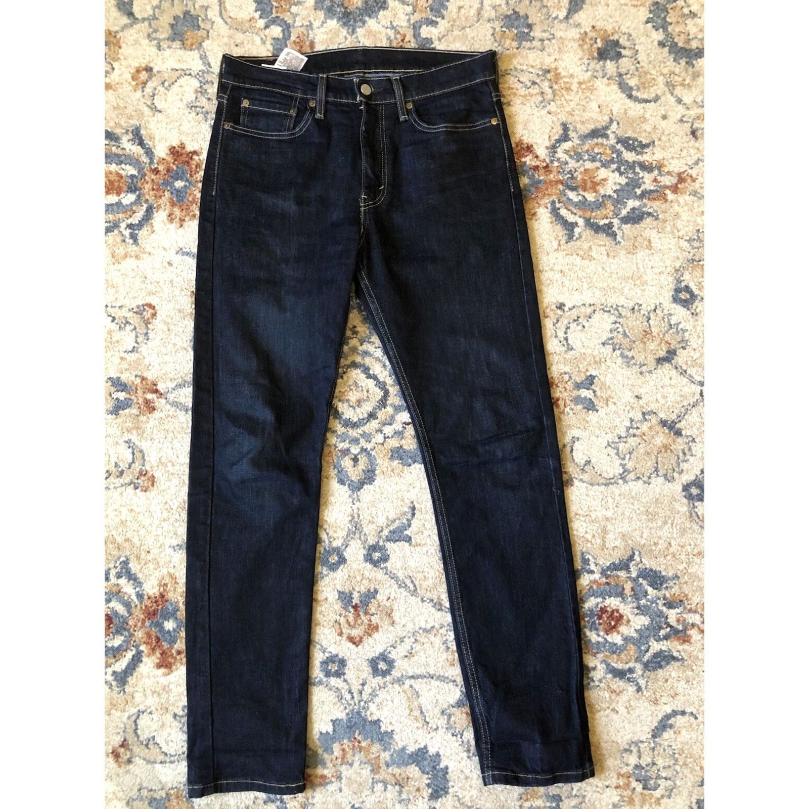 Levi's Levi's 510 Super Skinny Jeans Mens 32x32 Dark Wash Vintage Denim Blue 5-Pocket Zipper Button Mid Rise Regular Fit Comfort Slimming Size US 32 / EU 48 - 2 Thumbnail