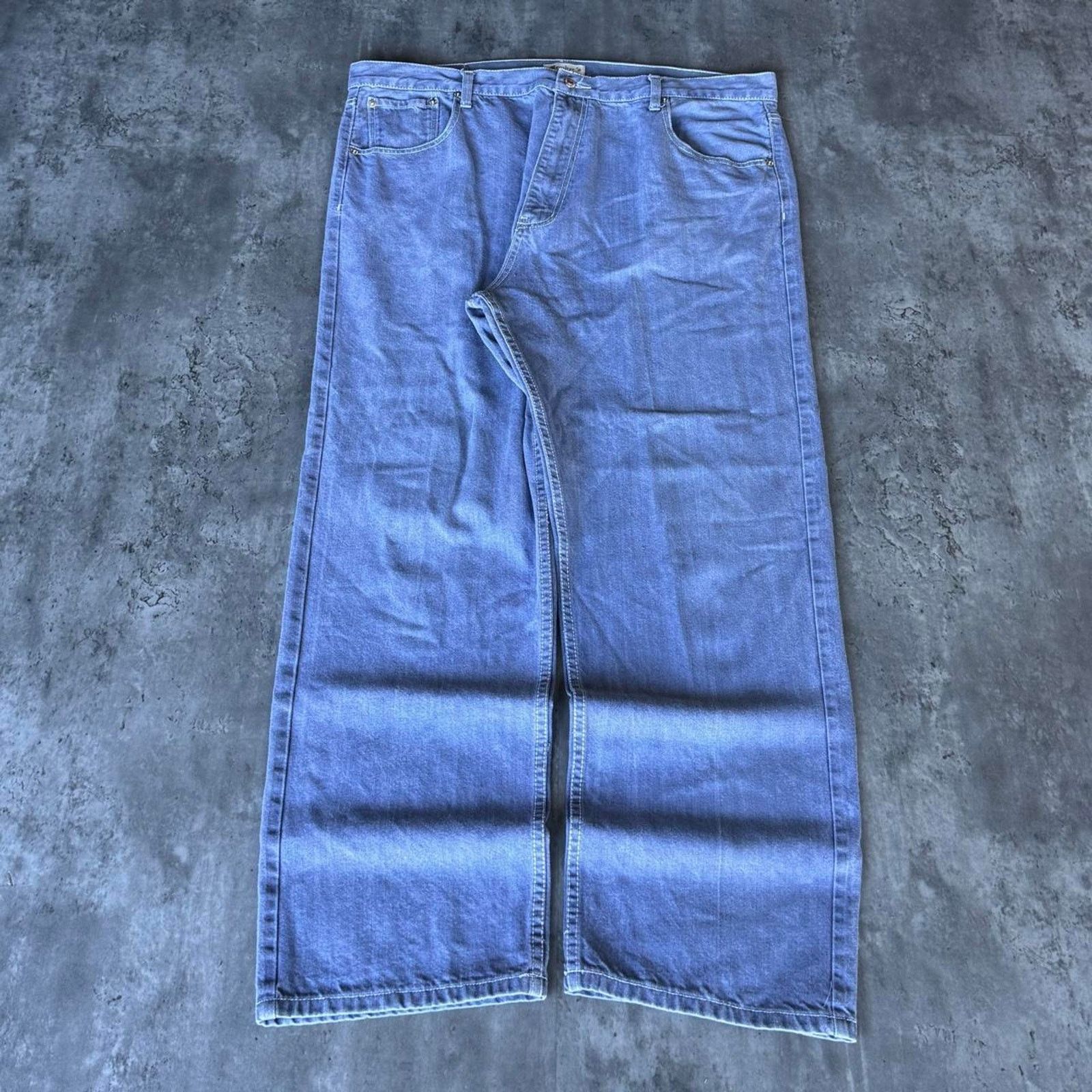 JNCO × Levi's × Members Only Vintage Y2K Member’s Only Baggy Grunge Opium Denim Jeans Size US 42 / EU 58 - 2 Thumbnail