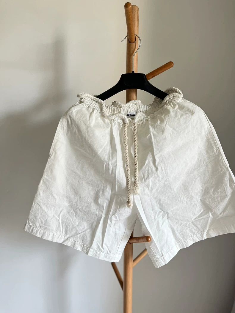 Jil Sander Jil Sander pure white short Size 42" / US 20 - 1 Thumbnail