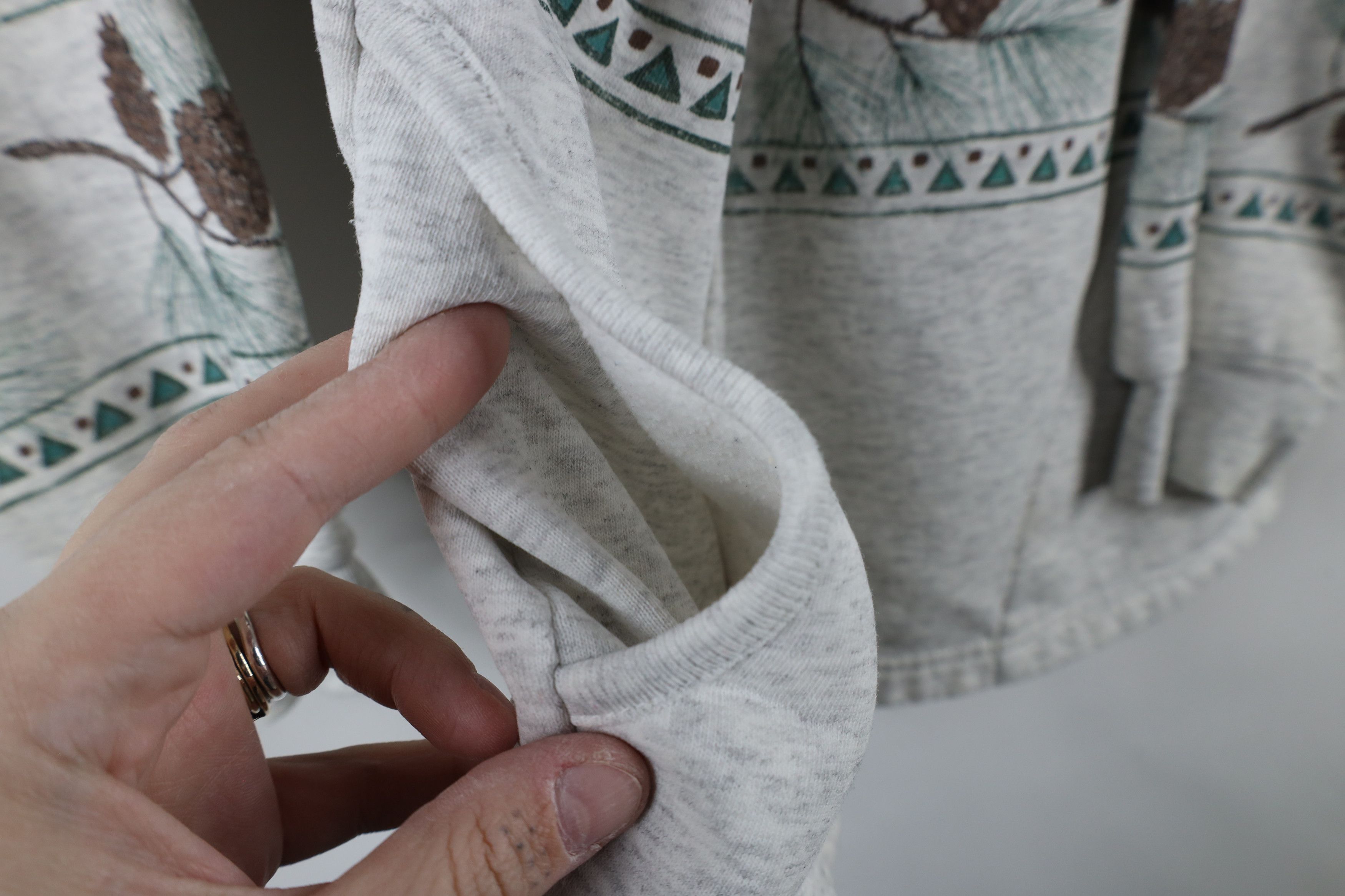 Vintage Vintage 90s Streetwear Christmas Print Cardigan Sweatshirt Size L / US 10 / IT 46 - 6 Thumbnail