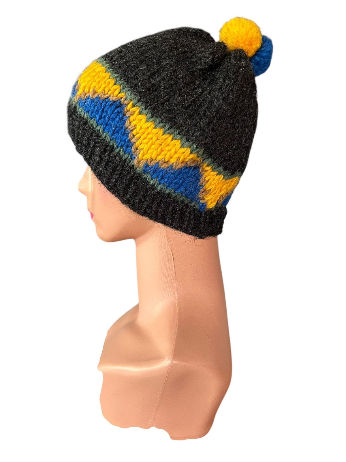 Kapital Crochet Knitted Handmade hairy Beanie Hats Size ONE SIZE - 3 Thumbnail