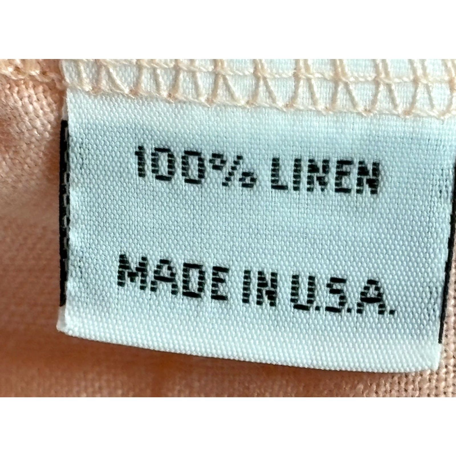 Pinko Bryn Walker Shirt Tunic Linen Pink Button-Up XL Women’s Casual Travel USA Lagenlook Size XL / US 12-14 / IT 48-50 - 8 Thumbnail