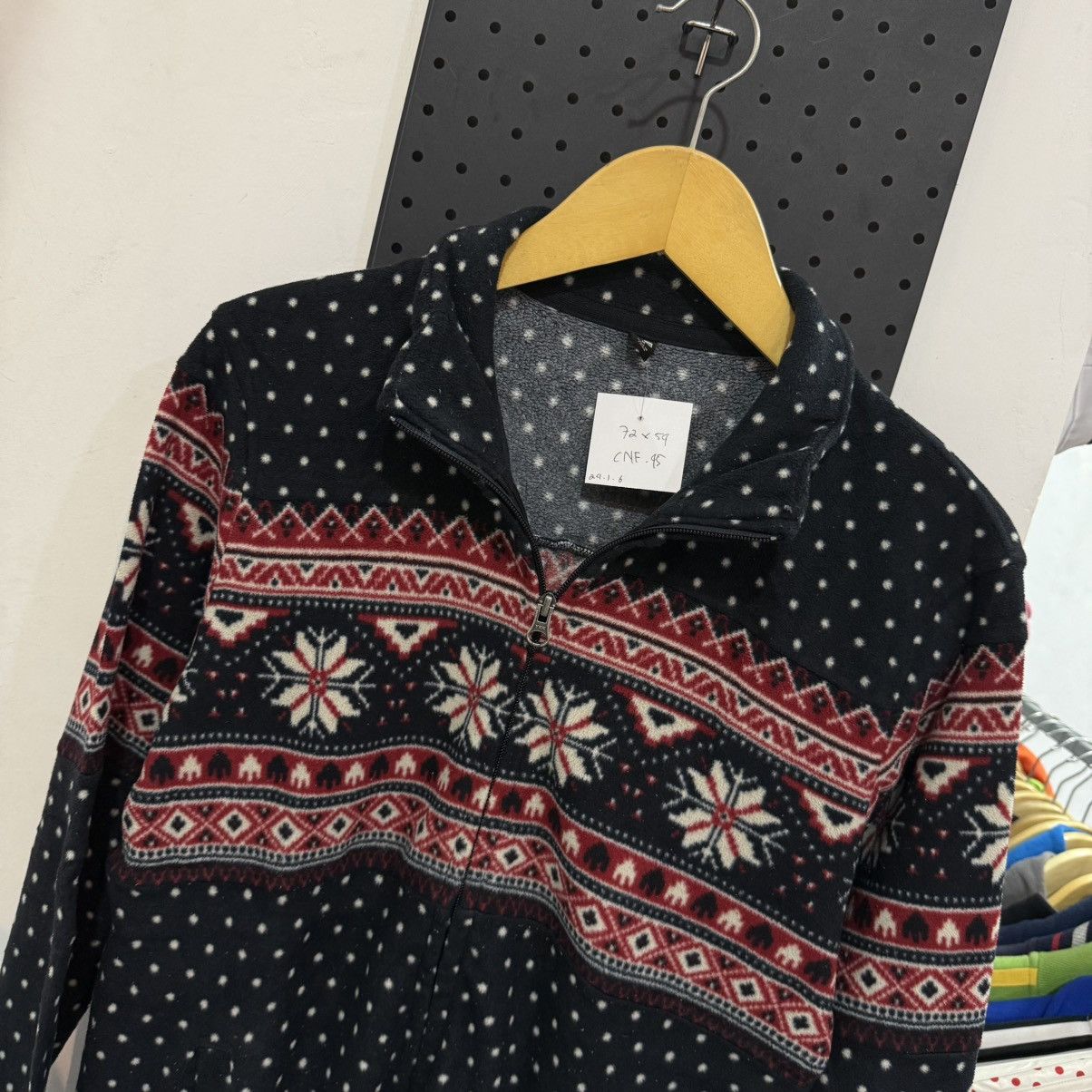 Japanese Brand Uniqlo japan navajo fleece fullzip Size US L / EU 52-54 / 3 - 2 Thumbnail