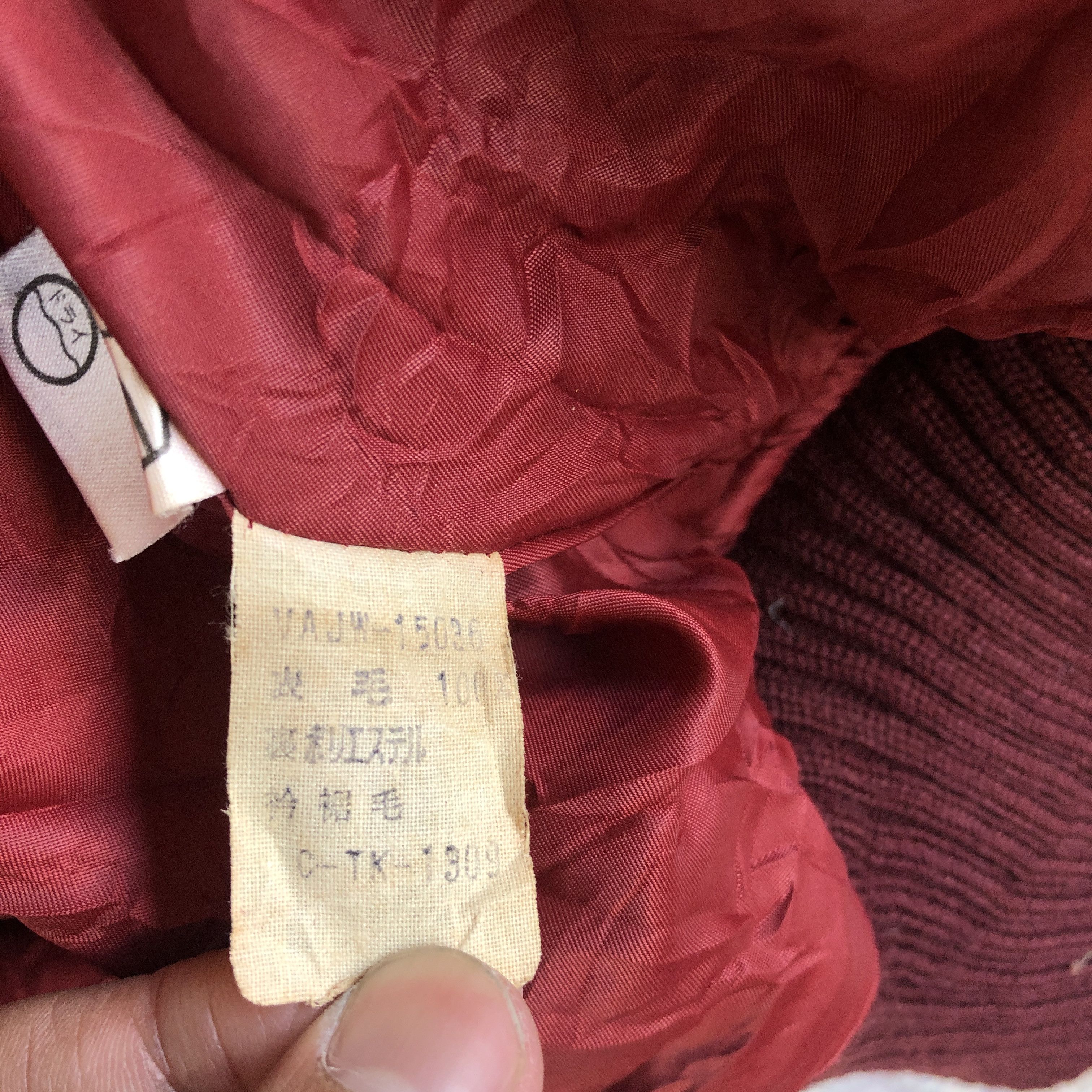 Vintage Vintage VAN JAC Zipper Varsity Wool Bomber Jacket Size US S / EU 44-46 / 1 - 8 Thumbnail