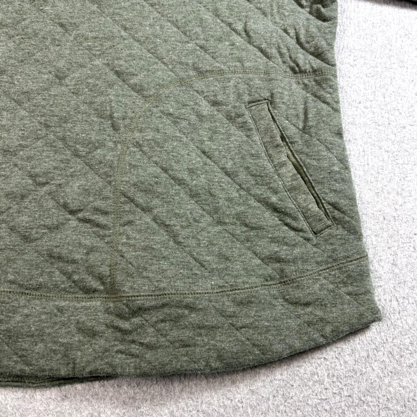 Marmot Marmot Pullover Womens XL Green Quilted Snap Collar Jacket Heritage Hike Size XL / US 12-14 / IT 48-50 - 6 Thumbnail