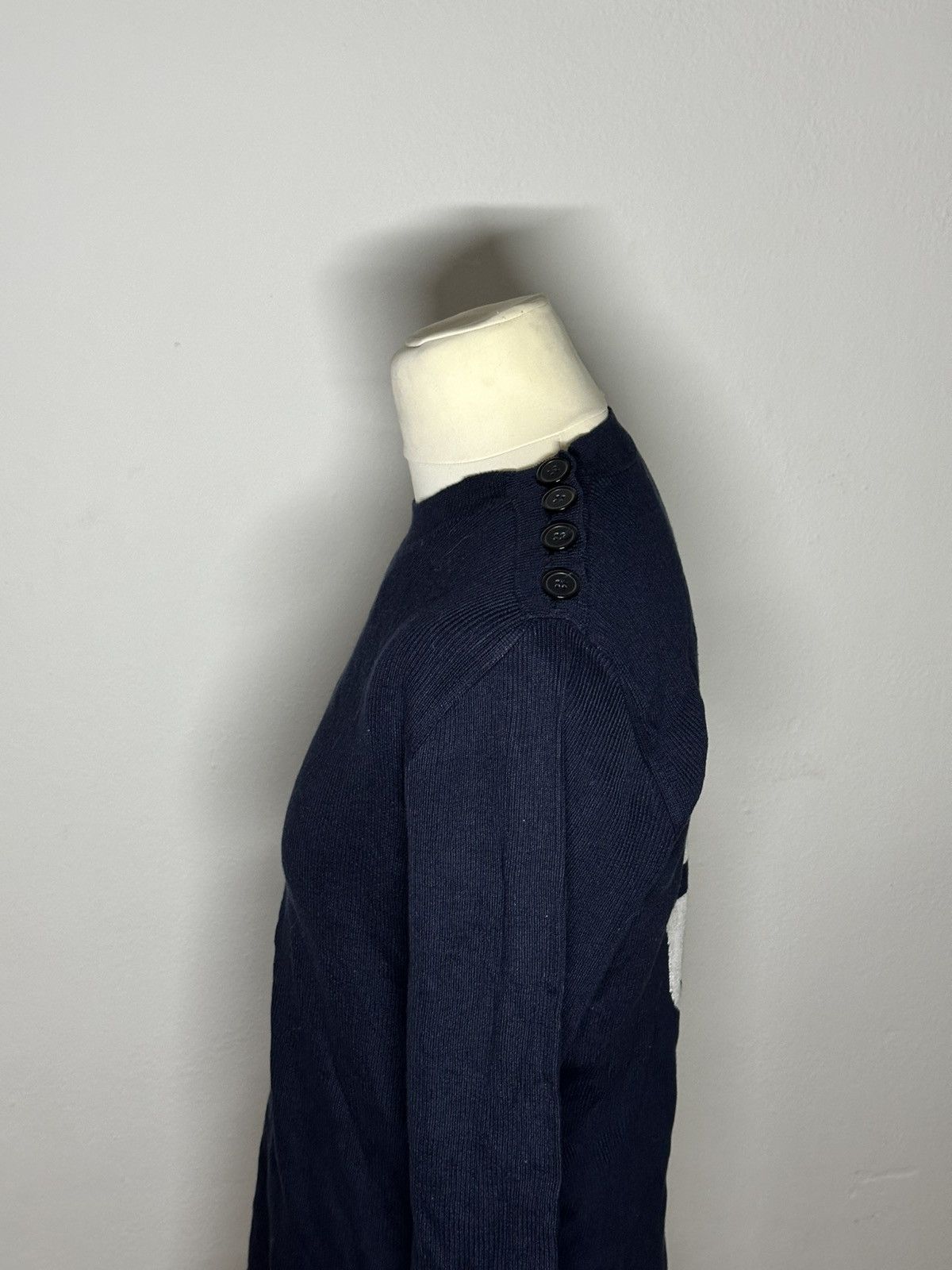 Lucien Pellat-Finet Lucien Pellat-Finet navy sweater with skull Size US M / EU 48-50 / 2 - 4 Thumbnail