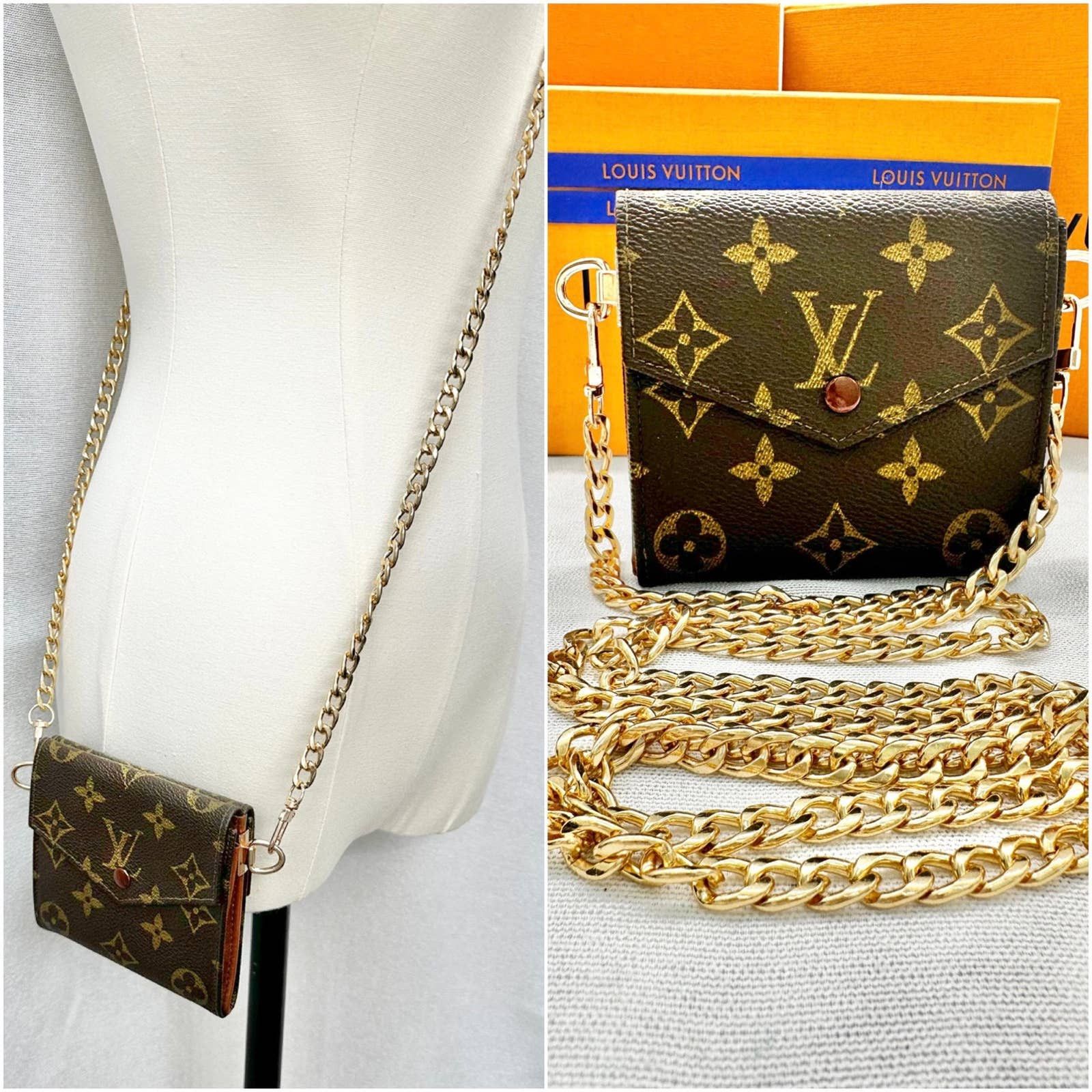 LOUIS VUITTON Louis Vuitton Monogram Reverse Porto Cult Rectoverso Coin Case