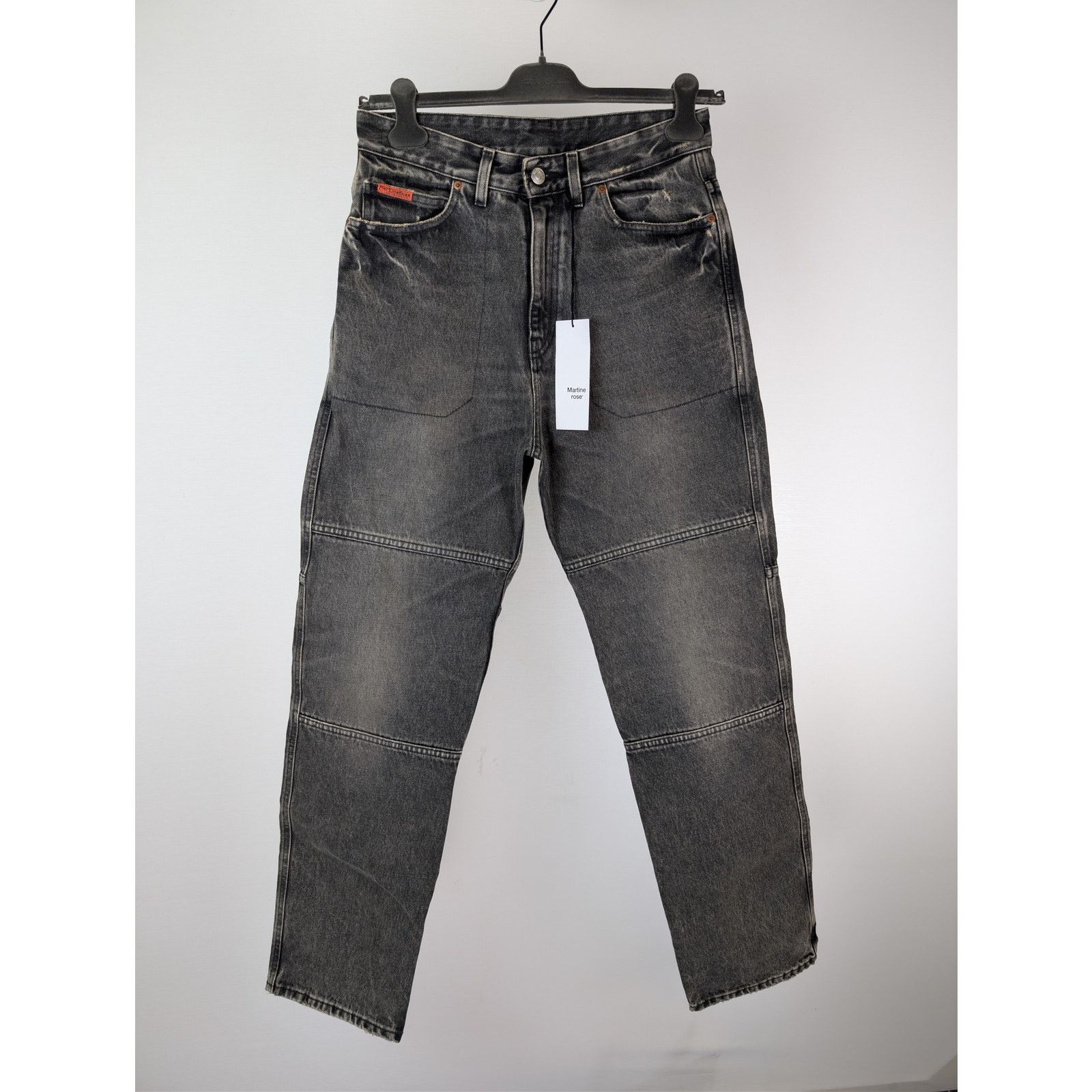 Martine Rose o1rshd1 Panelled Jean in Black Vintage Wash Size US 30 / EU 46 - 2 Thumbnail