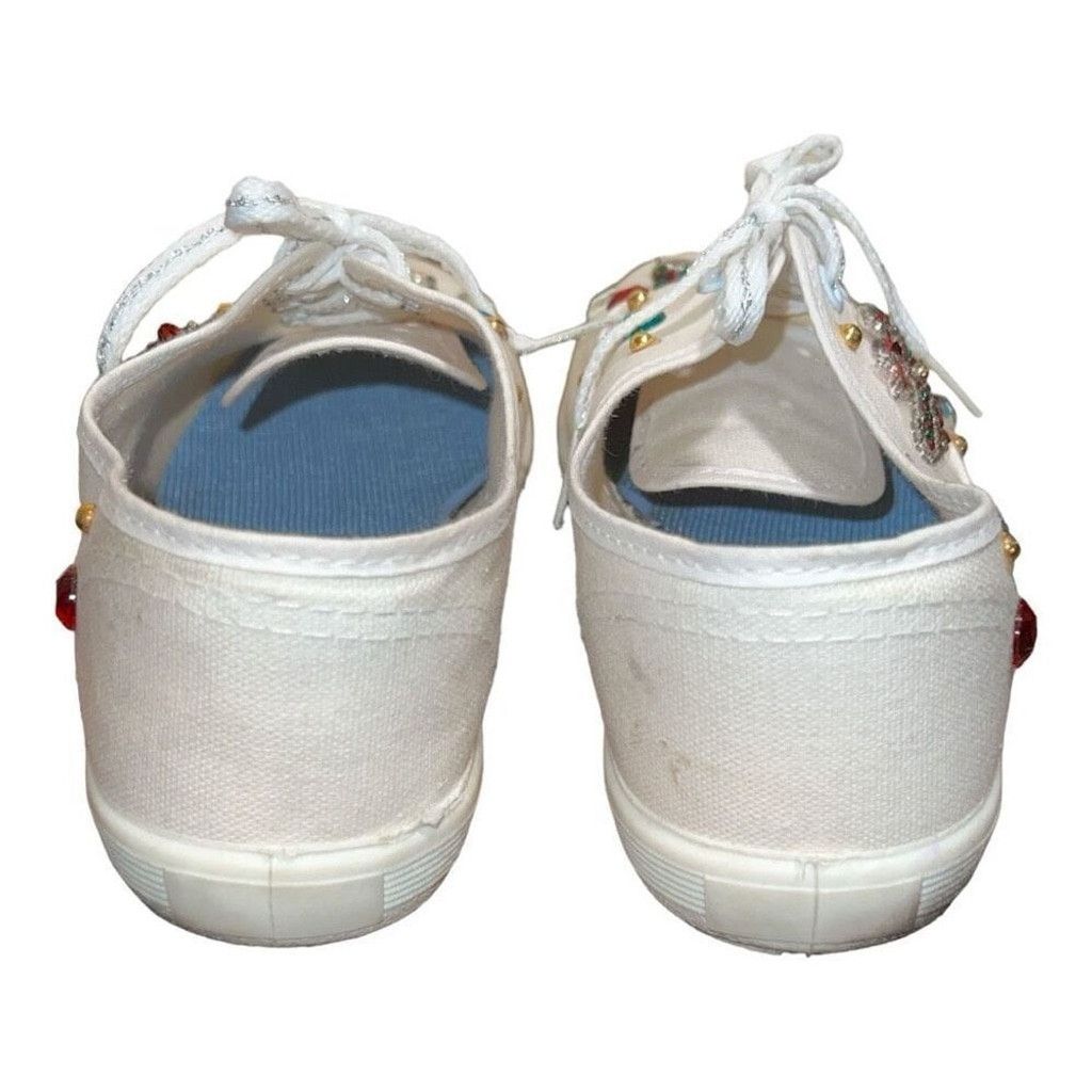 Other 1980s Bedazzled Xmas Shoes, Sz 7.5 Size US 7.5 / IT 37.5 - 3 Thumbnail